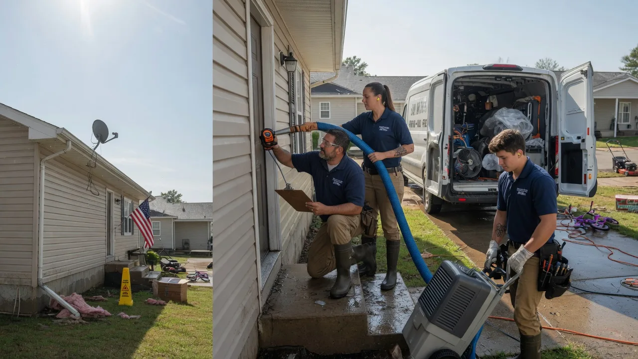 Ceiling Water Damage Restoration in Mosherville, MI near me
